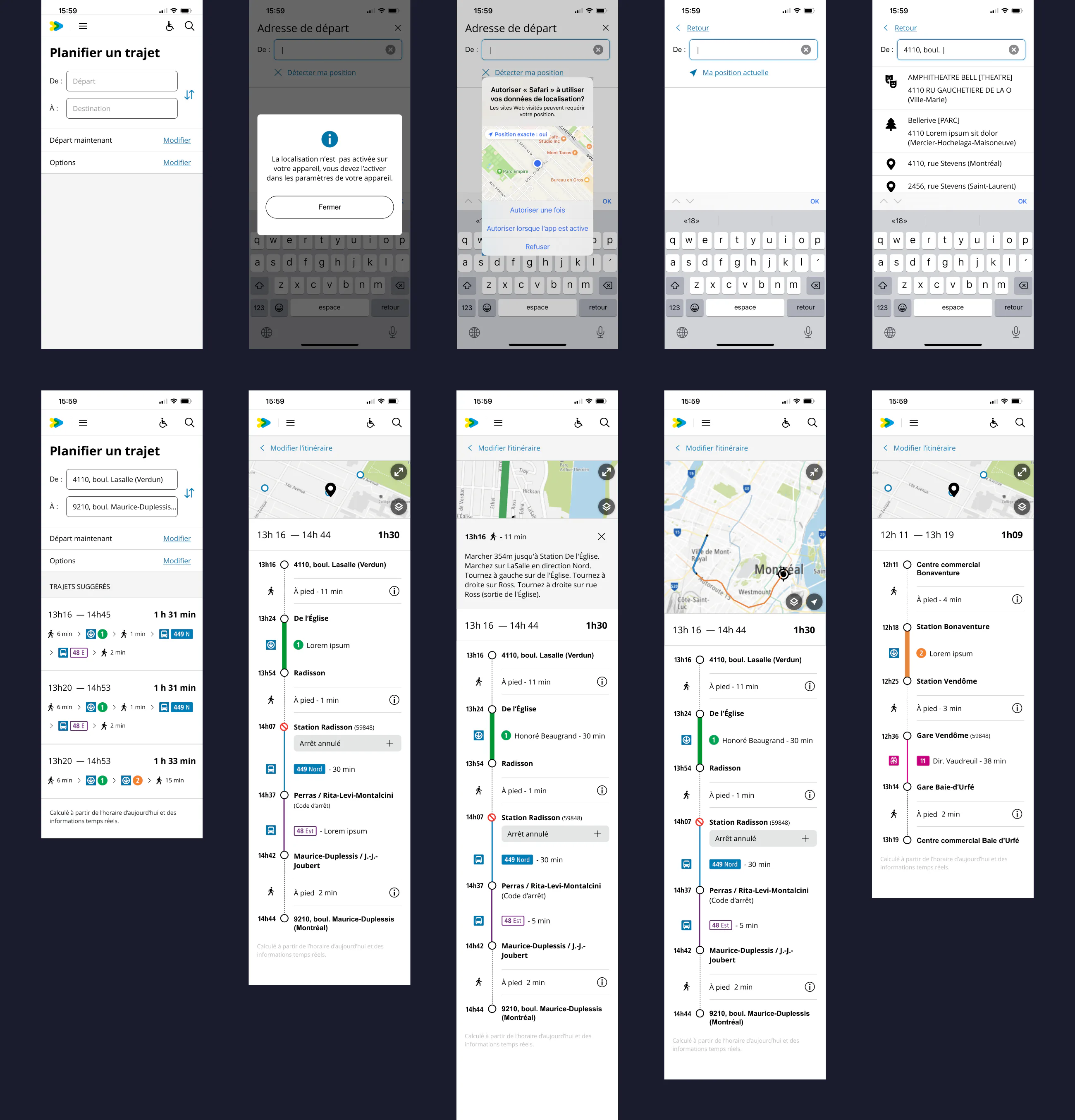 Itinerary