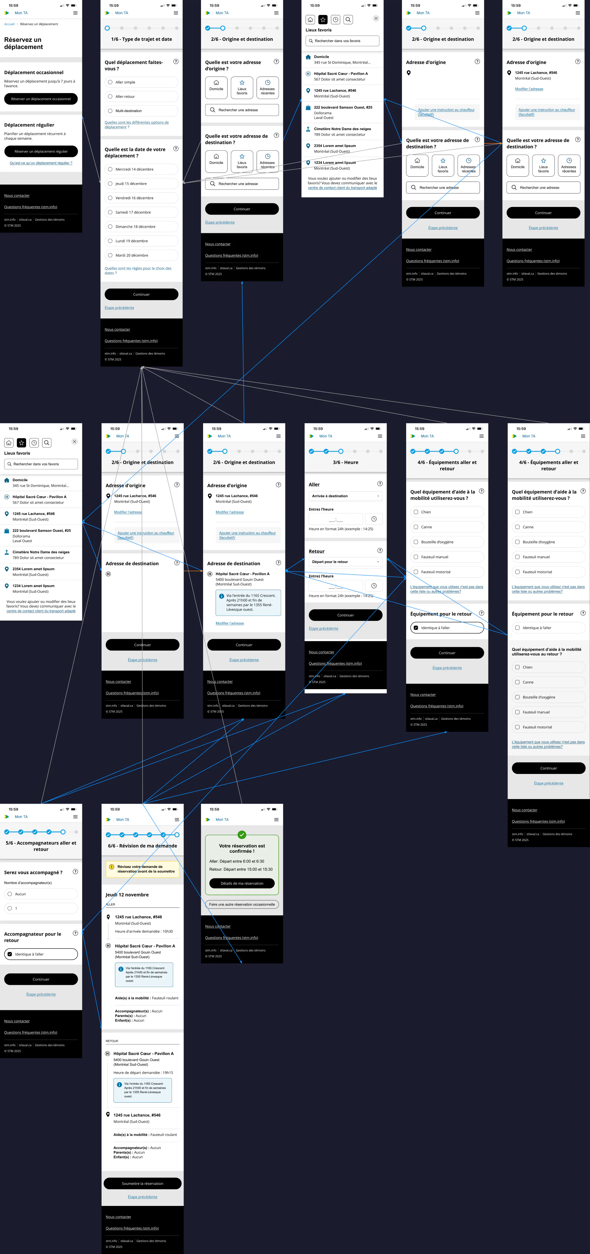 Booking flow prototype