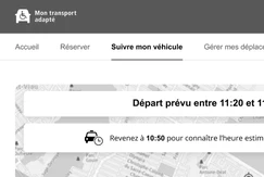 Montreal Transit Corporation (STM) — Paratransit online booking service